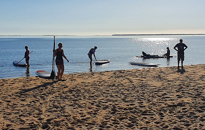 SUP på stranden